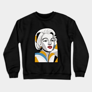 Portrait of Blonde Crewneck Sweatshirt